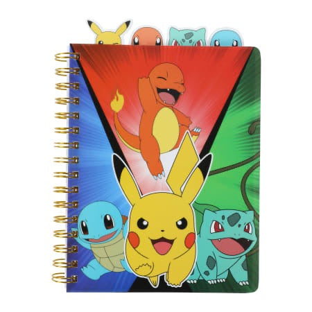 Pokémon Spiral Notebook – Writing Journal for Adults &amp; Kids