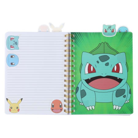 Pokémon Spiral Notebook – Writing Journal for Adults &amp; Kids