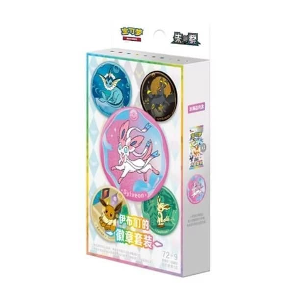 Terastal Gathering Chinese Pokemon Badge Set