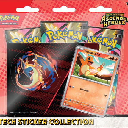 Mega Evolution: Ascended Heroes Tech Sticker Collection - Charmander