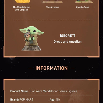 Star Wars Mandalorian Series – POP MART Blind Box (1 Random Figure)