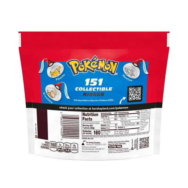 Hershey’s KISSES Milk Chocolate – Pokémon Special Edition