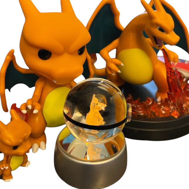PokeBall Crystal Lamp