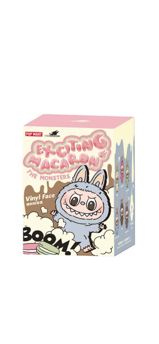 POPMART NEW THE MONSTERS LABUBU EXCITING MACARON VINYL FACE BRAND
