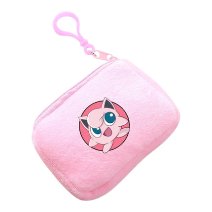 Pokémon Plush Zip Coin Pouch – Eevee / Charizard / Jigglypuff