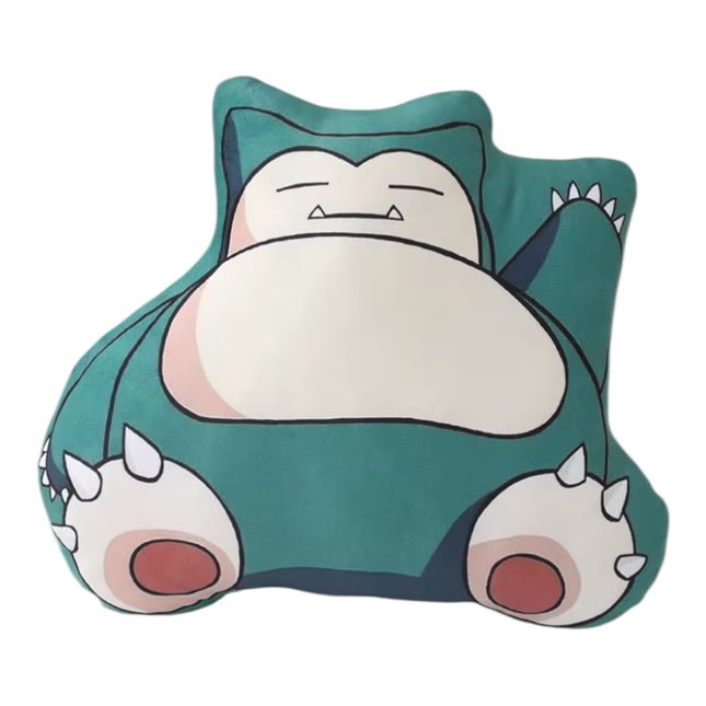 Pokémon Pillow Set – Pikachu, Snorlax, Bulbasaur & Charmander – 4-Piece Plush Set