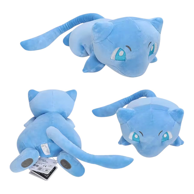 Pokémon Mew Plush Toy – Soft Blue Lying Style