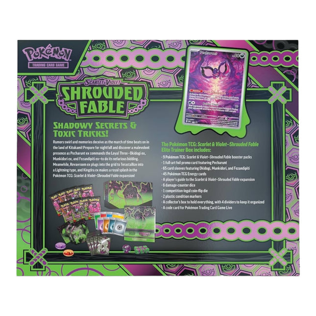 Pokemon TCG: Scarlet and Violet Shrouded Fable Elite Trainer Box