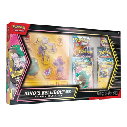 Pokemon TCG: Iono’s Bellibolt ex Premium Collection - 6 Packs, Promos