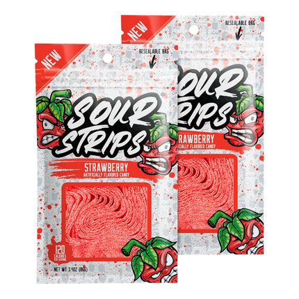 Sour Strips Flavored Sour Candy Strips