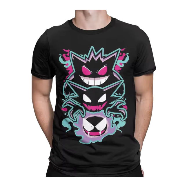 Ghost Trio Tee - Gastly Neon T-Shirt