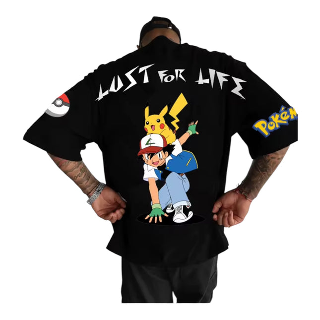 Ash & Pikachu Oversized Shirt
