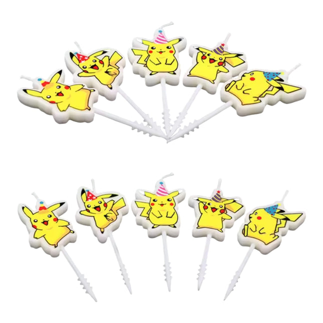 🎂 Pikachu Birthday Candle Set