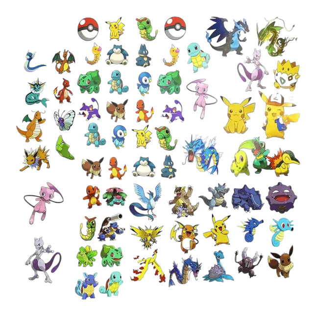 Pokémon Tattoo Stickers for Kids