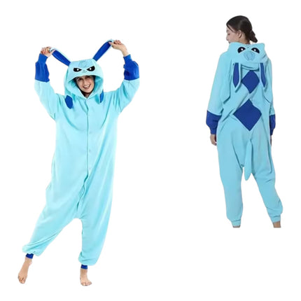 Premium Pokémon Character Onesie Costume – Unisex Fleece Pajama Jumpsuit