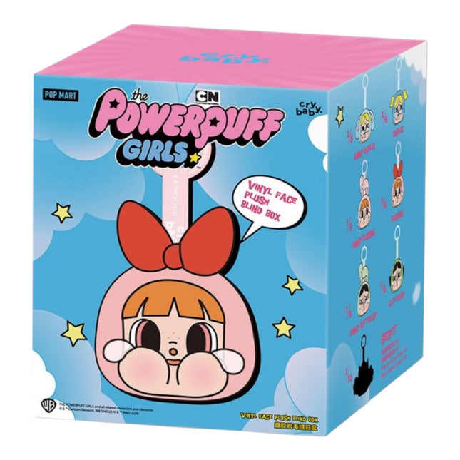 Powerpuff Girls Cry Baby Plush Keychain – Blind Box by POP MART