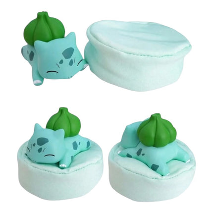 Pokémon Sleeping Figures in Bean Bag Beds – Mini Collectible Series