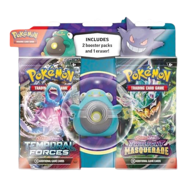 Pokémon TCG: Eraser Blister Pack – Clodsire Edition